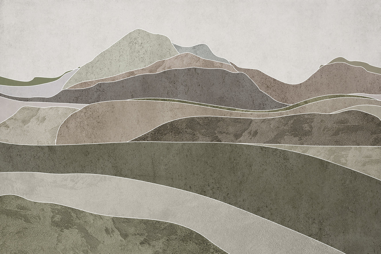 Natural Brown Horizons Wall Murals