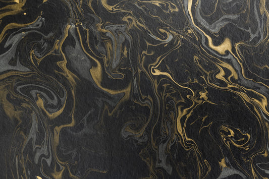Luxurious Black and Gold Wallpaper Marble
