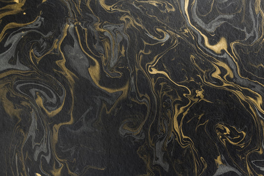 Luxurious Black and Gold Wallpaper Marble