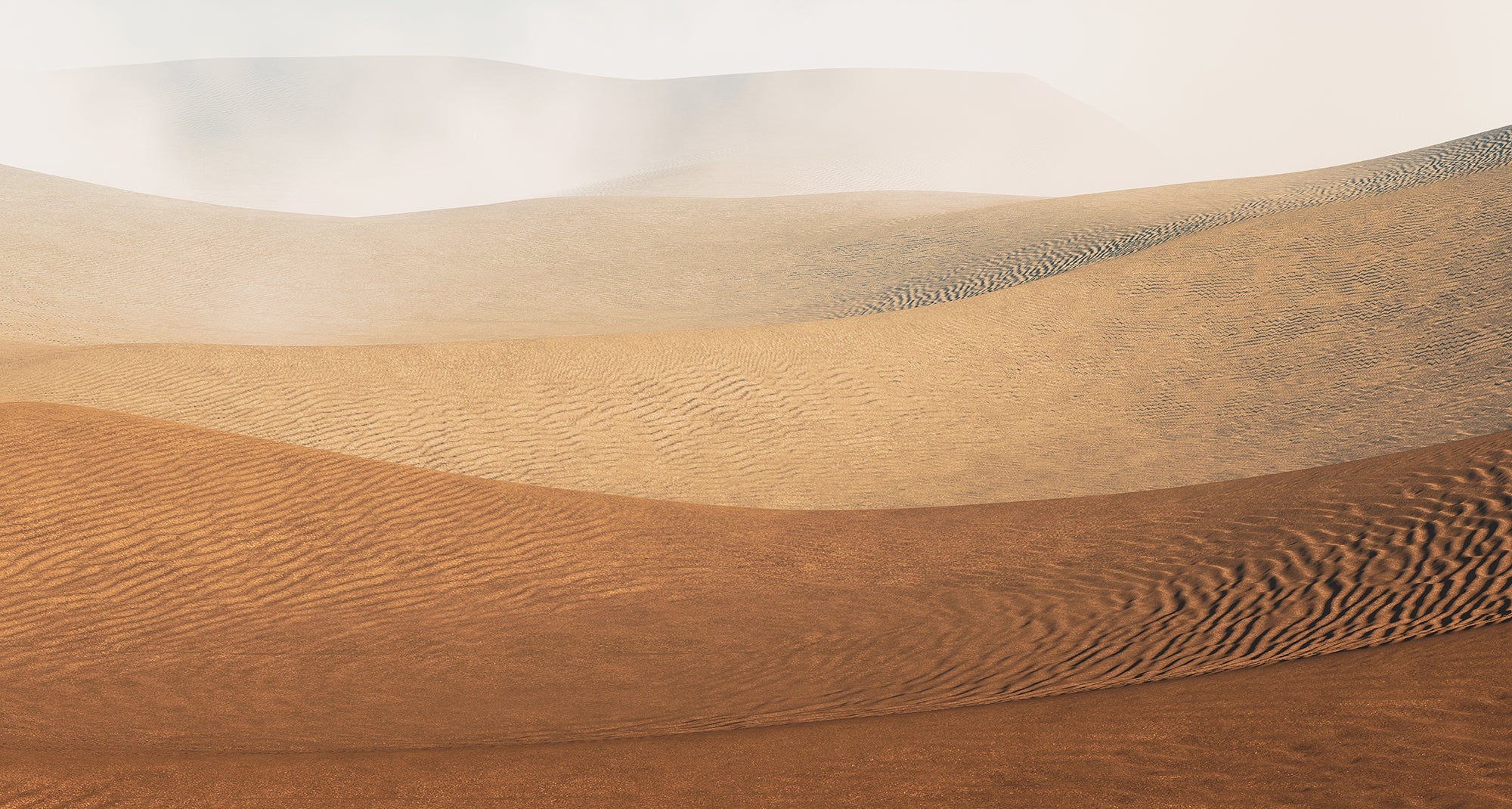 Sahara Sandstorm Mirage Mural