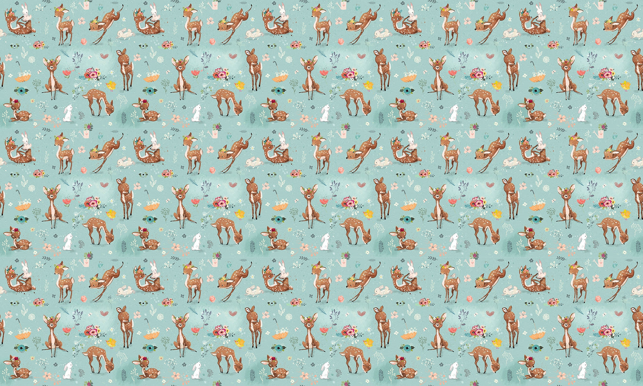 Imaginary Forest Companions Wallpaper