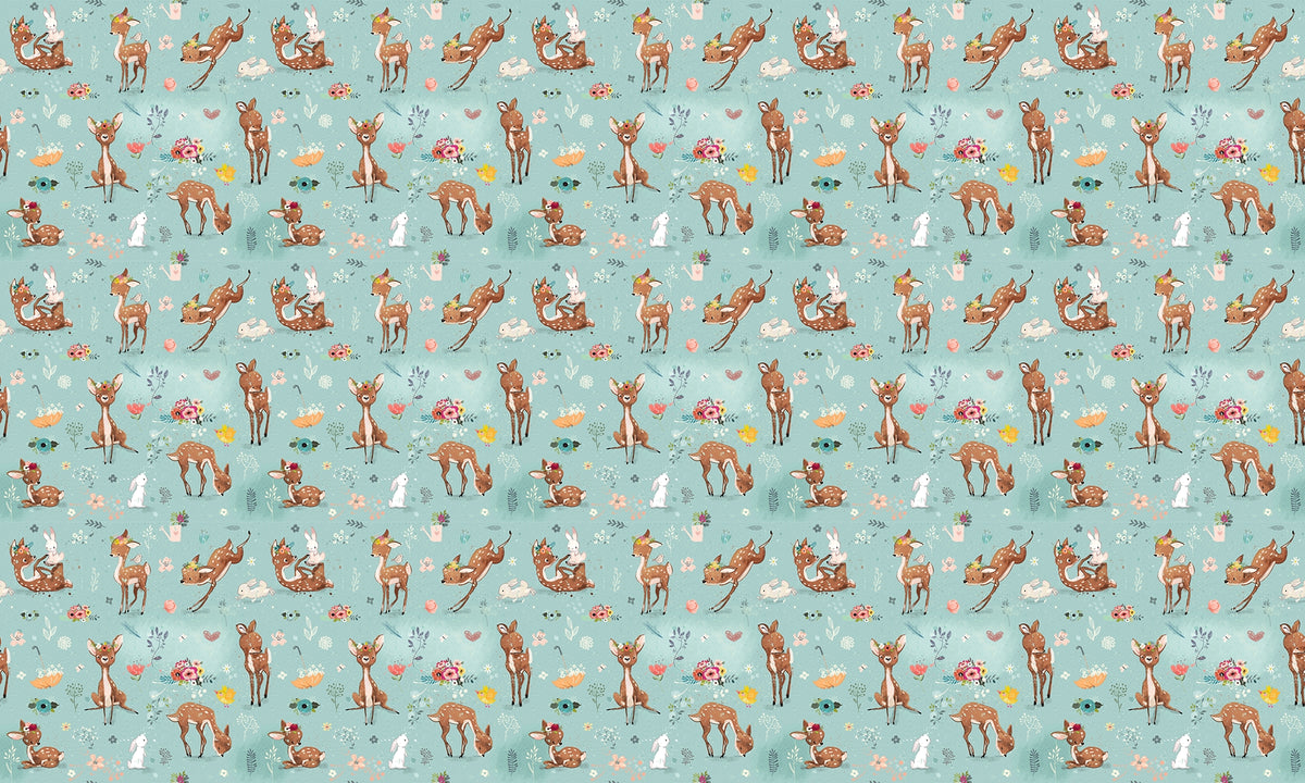 Imaginary Forest Companions Wallpaper in your room — zoomed