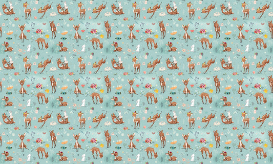 Imaginary Forest Companions Wallpaper
