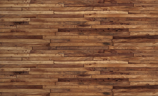 Removable Pine Timber Striped Wallpaper for Walls