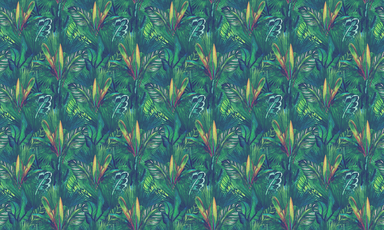 Removable Tropical Leaf Wallpaper for Walls