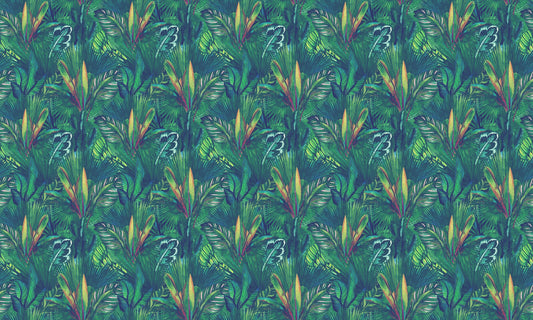 Removable Tropical Leaf Wallpaper for Walls