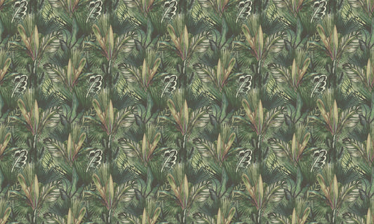 Watercolor Greenery Infusion Wallpaper