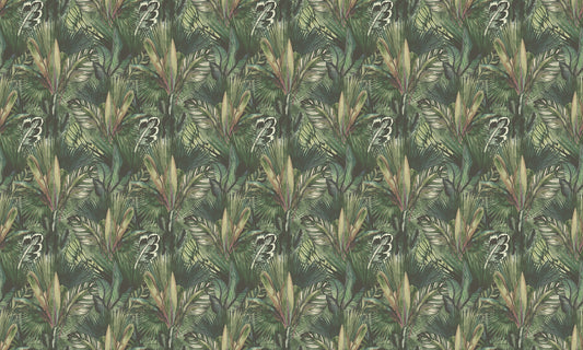 Watercolor Greenery Infusion Wallpaper