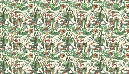 Vintage Tropical Paradise Wallpaper