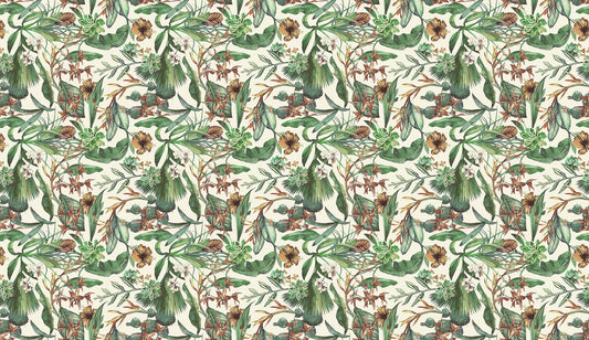 Vintage Tropical Paradise Wallpaper