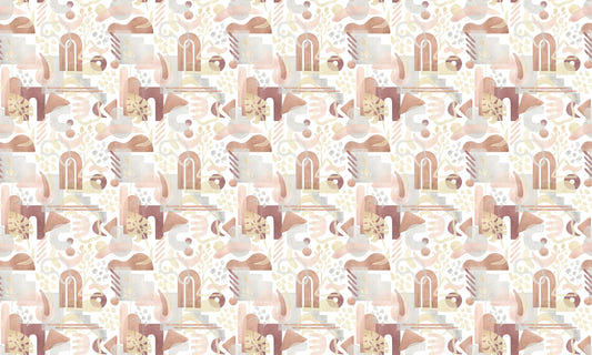 Abstract Watercolor Symphony Wallpaper