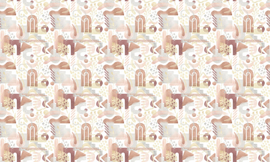 Abstract Watercolor Symphony Wallpaper