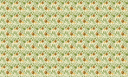 Artistic Jungle Majesty Wallpaper for Kids Room