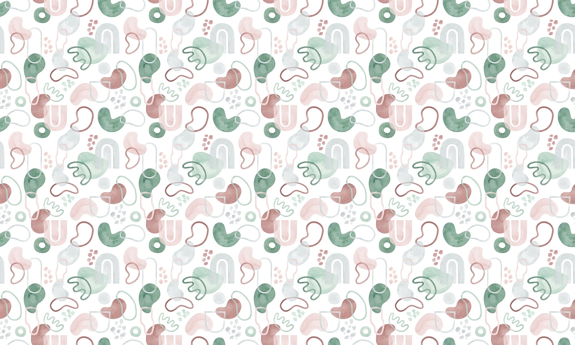 Repeated Pattern Design Wallpaper for Walls