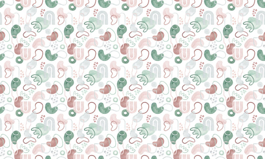 Repeated Pattern Design Wallpaper for Walls