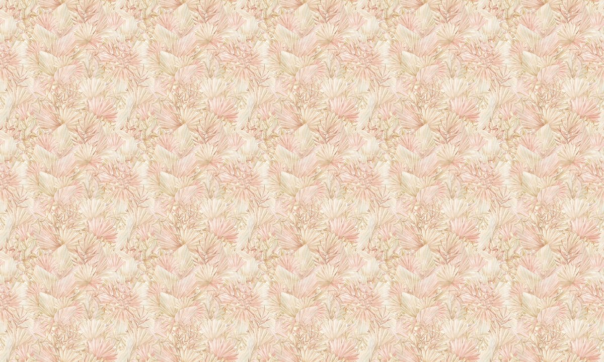 Beautiful Leaf Design Peel & Stick Wallpaper in your room
