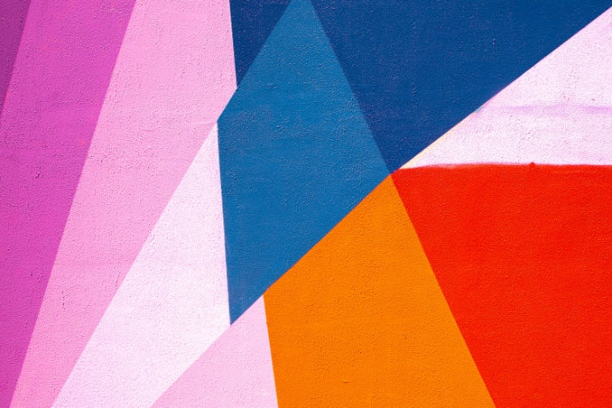 Bold Abstract Triangle Wall Mural