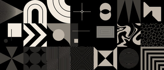 Geometric Elegance Office Wall Mural