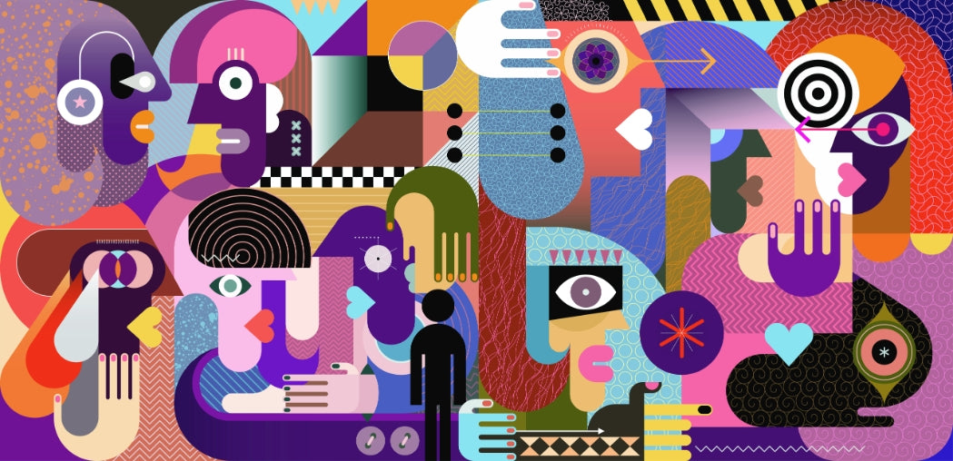 Eclectic Vision Mural Wallpaper