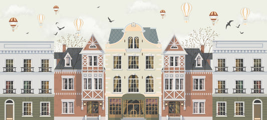 Breeze Whisperer Rowhouses Mural