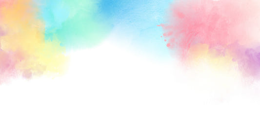 Soft Rainbow Color Mural Wallpaper