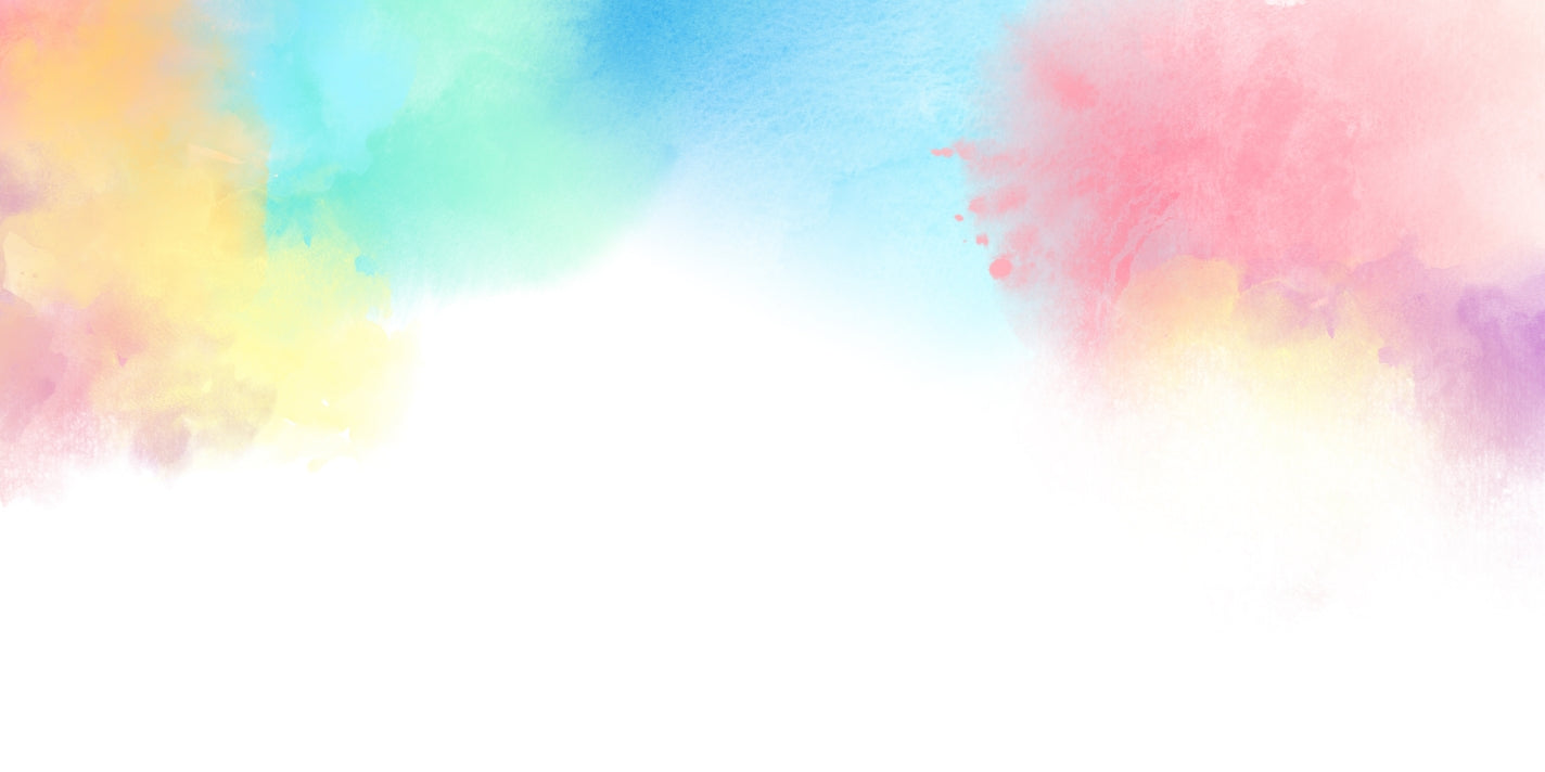 Soft Rainbow Color Mural Wallpaper