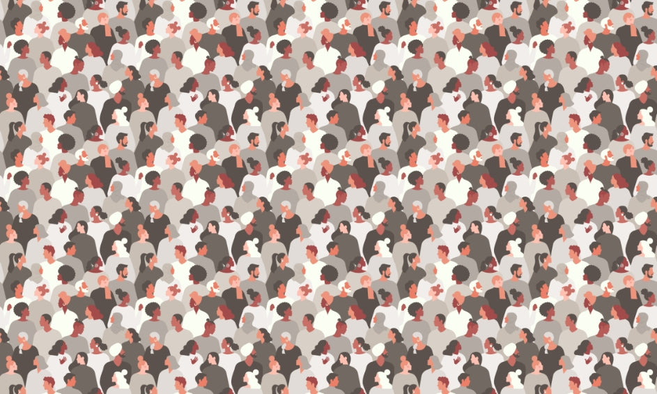 Cultural Melange Mosaic Mural Wallpaper