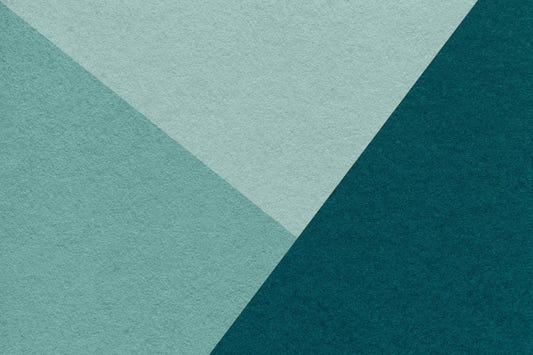 Emerald Hues Geometric Wall Mural