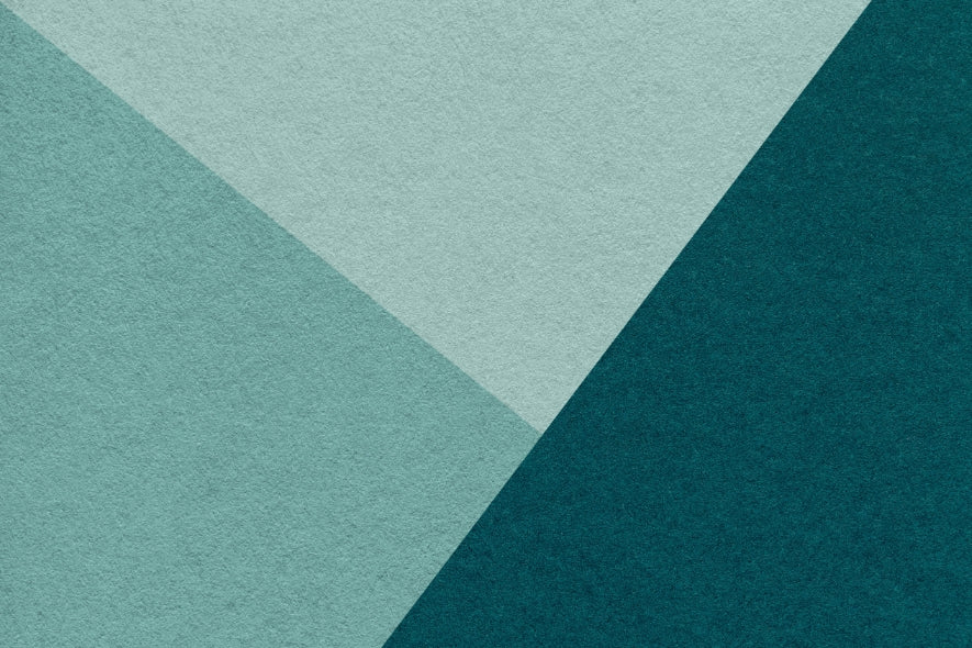 Emerald Hues Geometric Wall Mural