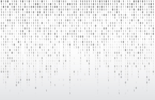 Binary Code Wall Mural
