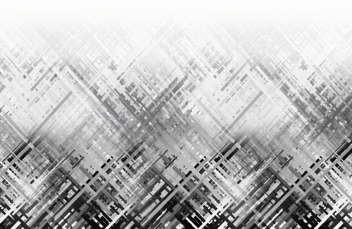 Monochrome Streaks Wallpaper Mural