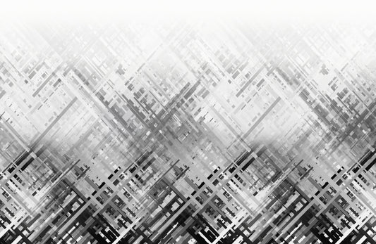 Monochrome Streaks Wallpaper Mural
