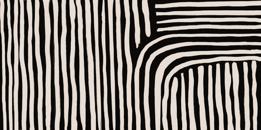 Abstract Strips Wallpaper Mural
