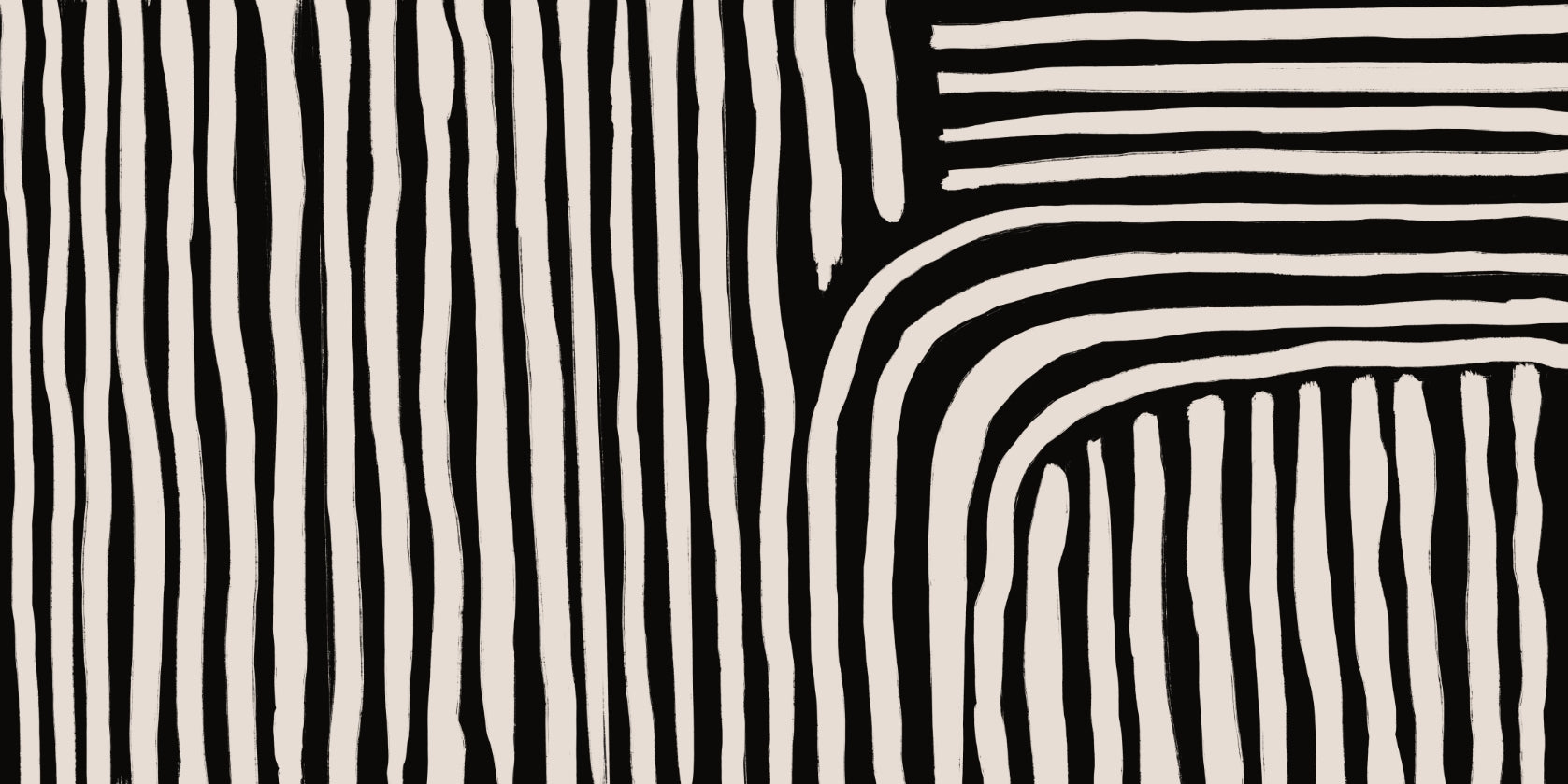 Abstract Strips Wallpaper Mural