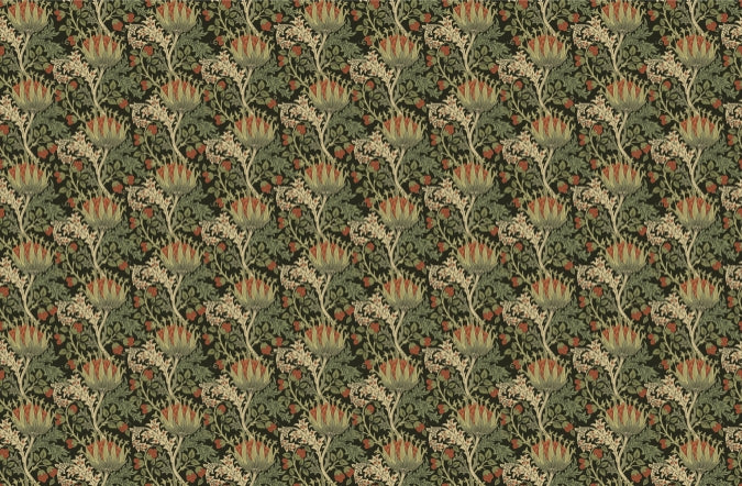 Botanical Flourish Wallpaper Mural in your room — zoomed