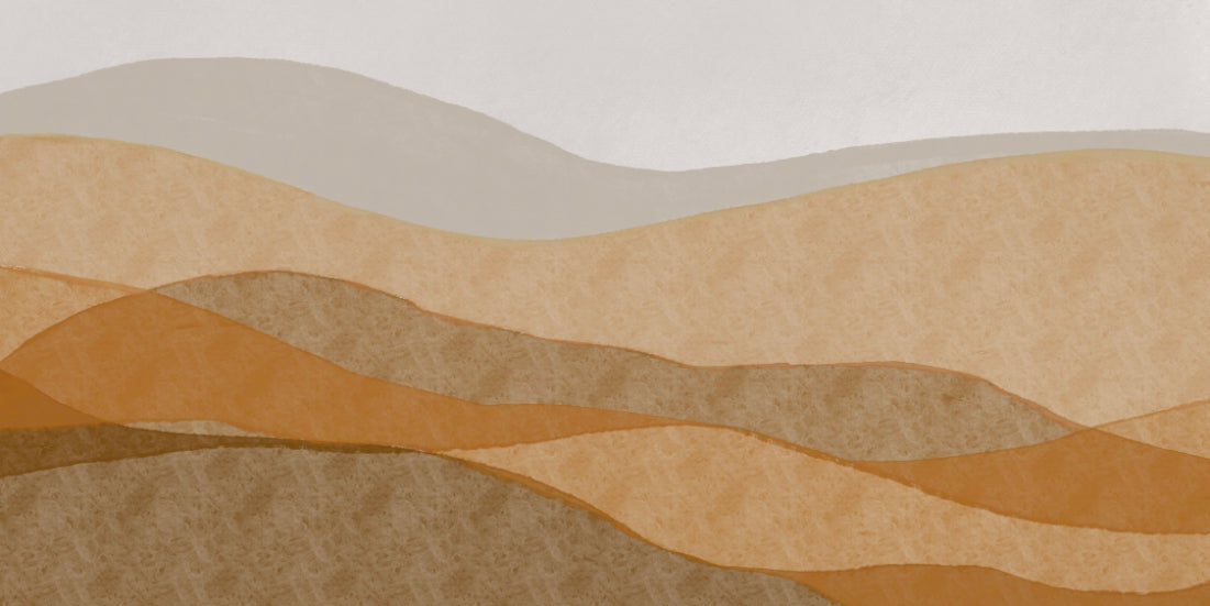 Desert Dunes Wall Mural in your room — zoomed