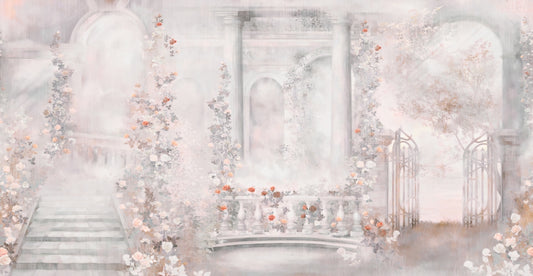 Vintage Floral Beauty Wallpaper Mural