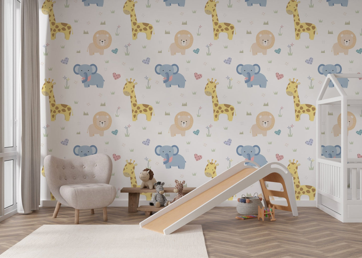 Baby Safari Adventure Wallpaper