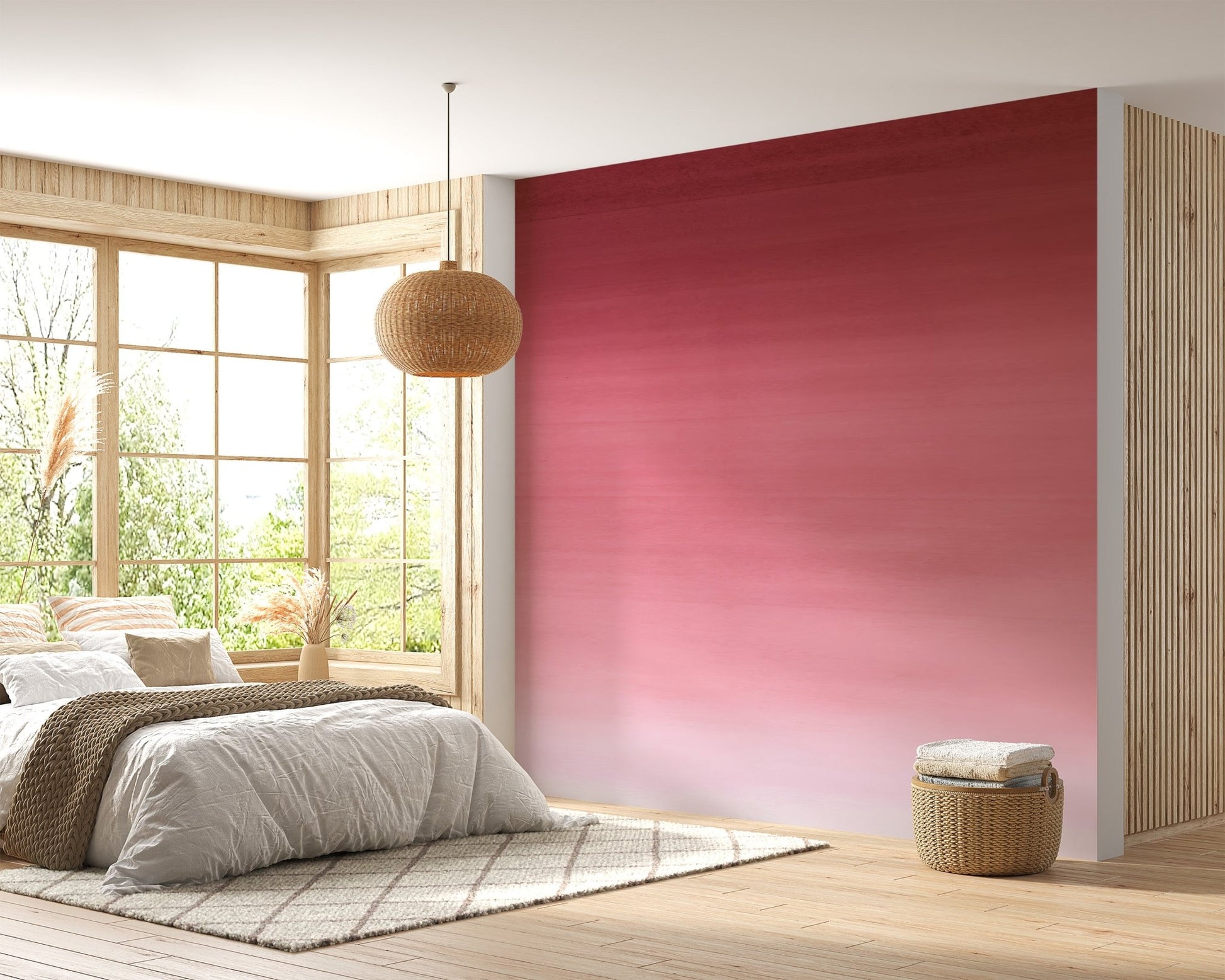 Barbie Girl Ombre Wall Mural - Wallanza