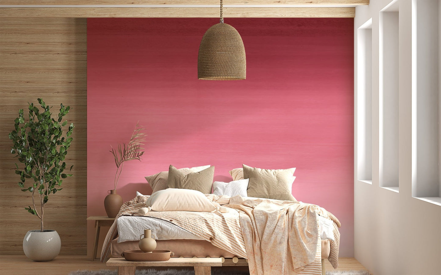 Barbie Girl Ombre Wall Mural - Wallanza