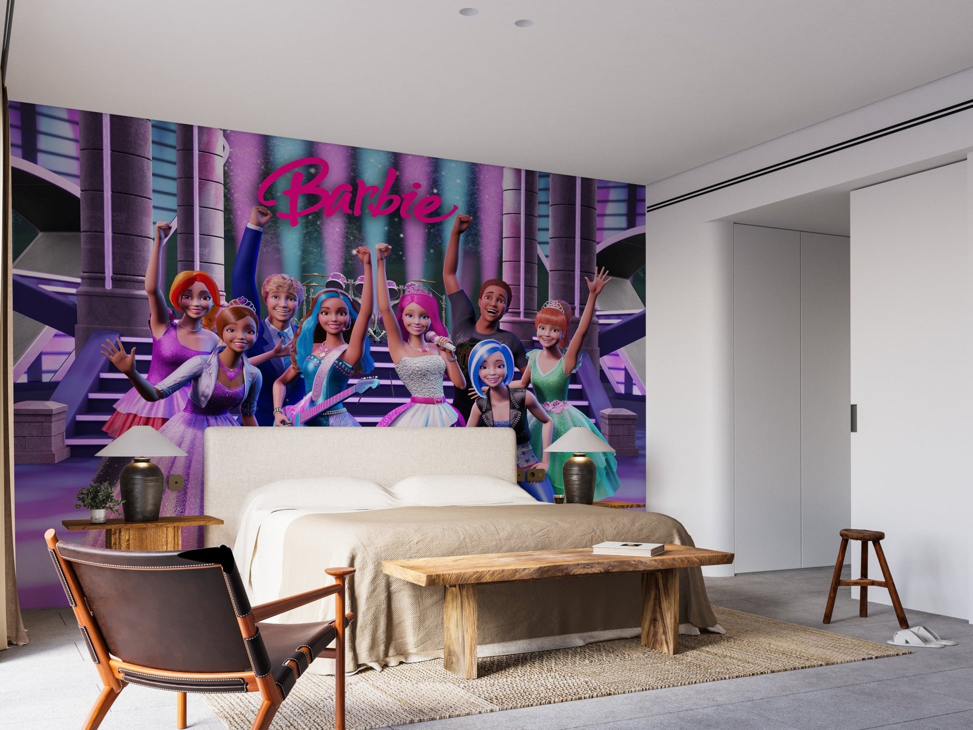 Barbie Rock N' Royal Wallpaper Murals - Wallanza