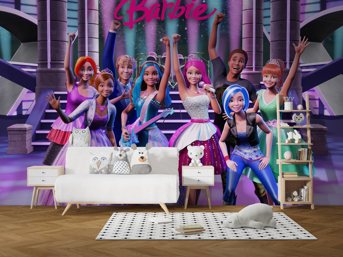 Barbie Rock N' Royal Wallpaper Murals - Wallanza