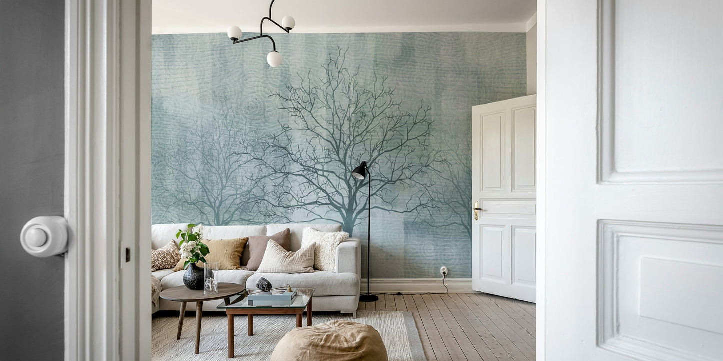 Bare Branches Wall Mural - Wallanza