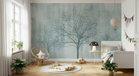 Bare Branches Wall Mural - Wallanza