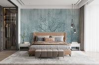 Bare Branches Wall Mural - Wallanza