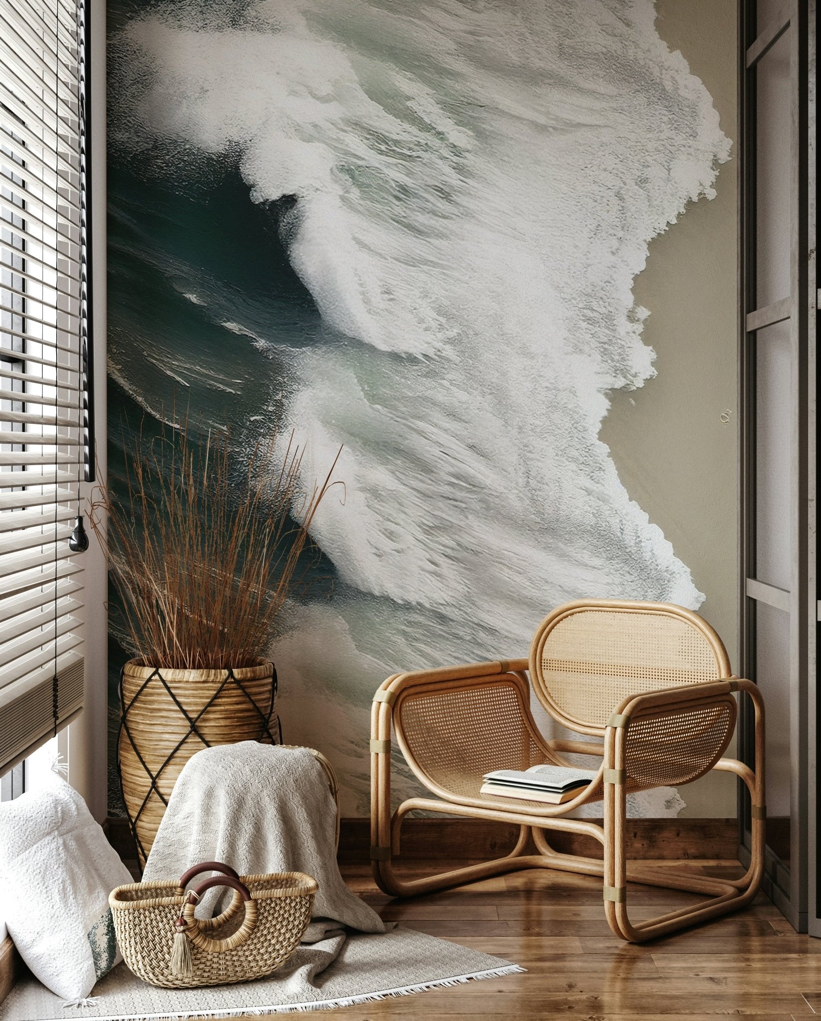Beach Wave Wall Mural - Wallanza