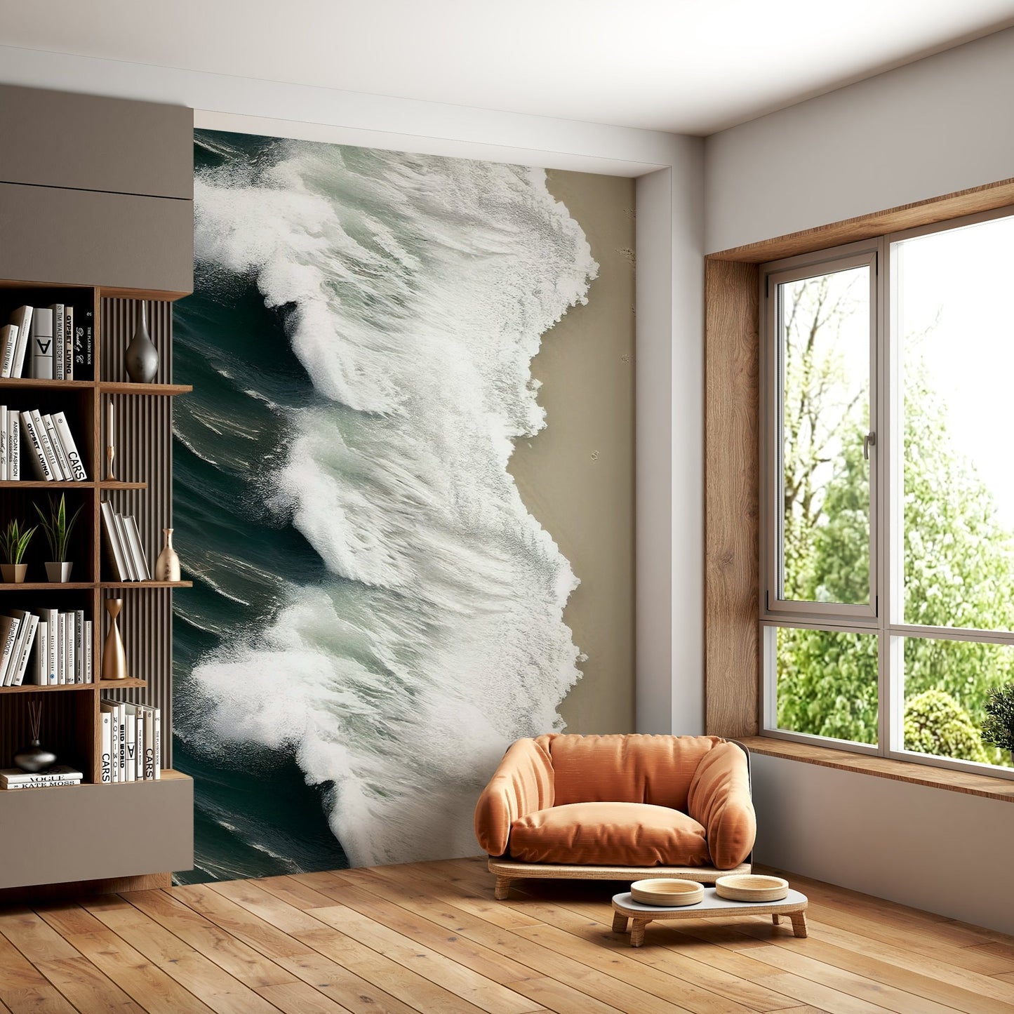 Beach Wave Wall Mural - Wallanza