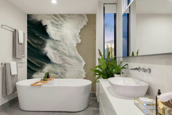 Beach Wave Wall Mural - Wallanza