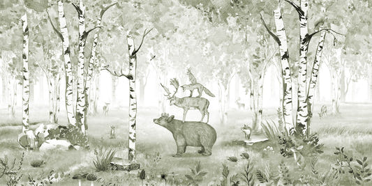 Green Bear King Wallpaper
