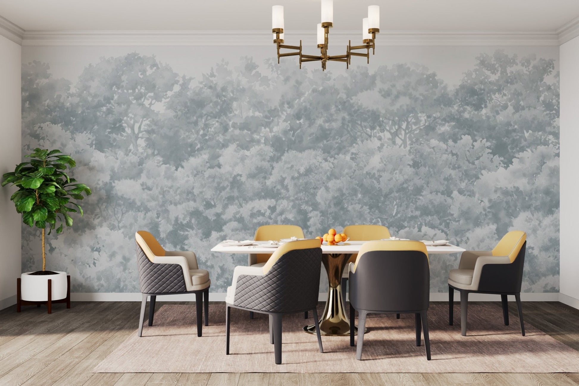 Blue Buttonwood Tree Wallpaper - Wallanza